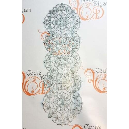 Luxury Star Velvet Runner Gray