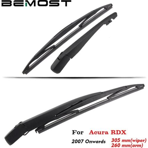 BEMOST Auto Car Rear Windscreen Wiper Arm Blade Soft Natural Rubber For Acura RDX 305mm 2007 Onwards Hatchback Accessories