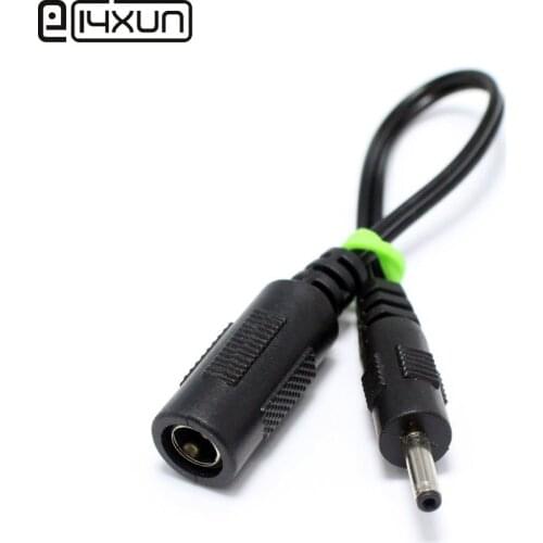 1pcs 5.5x2.1mm Female jack to 3.0*1.1mm Male Plug DC Charger Power Supply Adapter Converter Connector with 15cm Cable