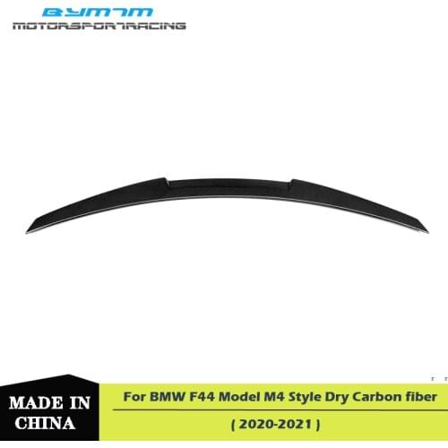 M4 Style Excellent Dry Carbon fiber Spoiler Car exterior decoration For BMW 2 Series F44