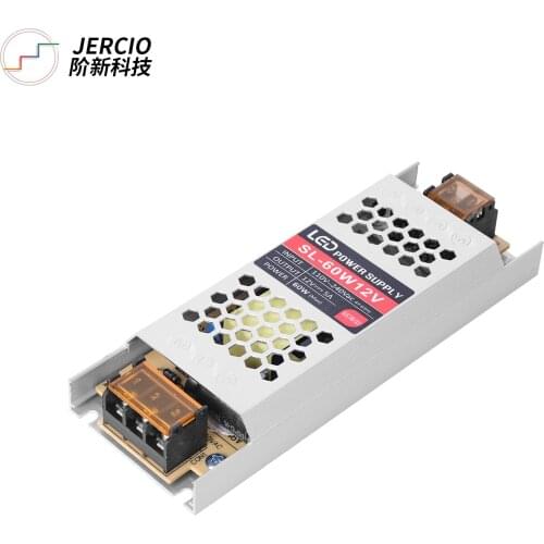 LED ultra-thin light box power 12V strip power switch 60W 220V to 12V strip voltage converter