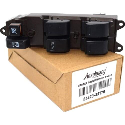 High Quality! NEW Front LH Power Window Master Control Switch 84820-33170 For 03-08 Pontiac Vibe 1.8L 03-08 Toyota Matrix 1.8L