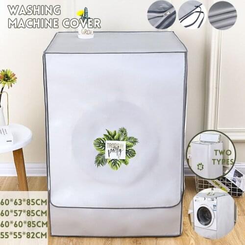Automatic Roller Washer Sunscreen Washing Machine Waterproof Cover Dryer Polyester Dustproof Washing Machine Cover