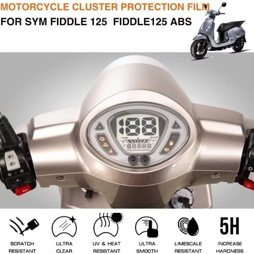 Motorcycle Cluster Scratch Protection Film Screen Protector For SYM Fiddle 125 Fiddle125