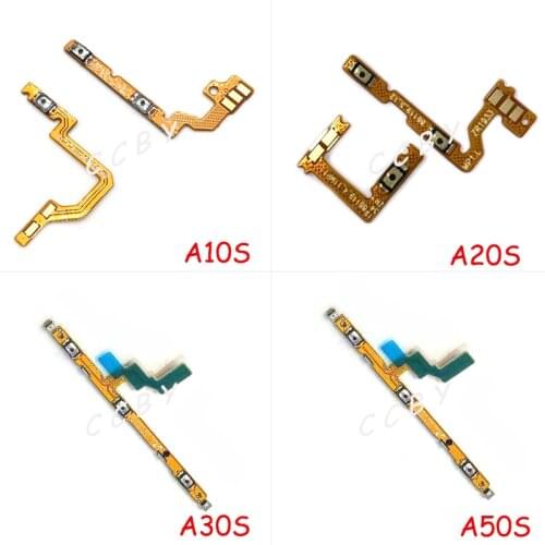 10PCS Power ON OFF Volume Up Down Side Button Switch Key Flex Cable For Samsung Galaxy A10S A20S A30S A50S