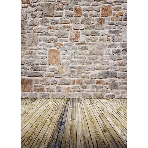 3D Brick Wall Wooden Floor Portrait Photocall Photography Backgrounds Wedding Baby Photographic Backdrops Props For Photo Studio