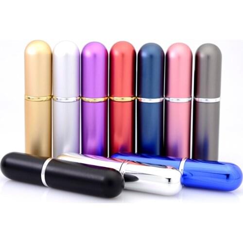 5ml Refillable Portable Mini Perfume Bottle &Traveler Aluminum Spray Atomizer Empty Parfume Bottle 1 PC