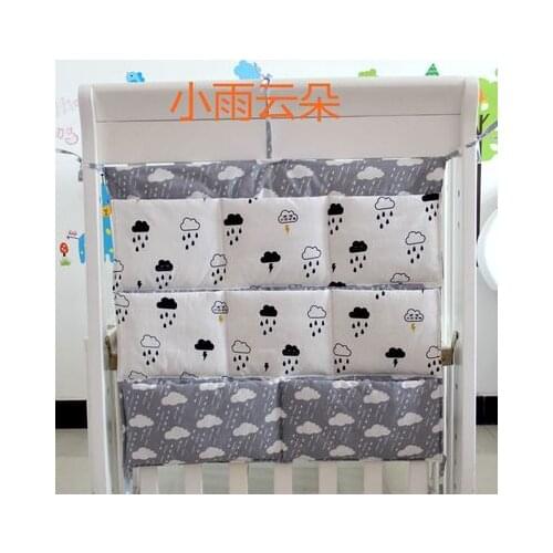 Promotion! Cartoon Diapers organizer baby bed hanging bag portable storage bedding set 62*52cm bedding set Storage bags
