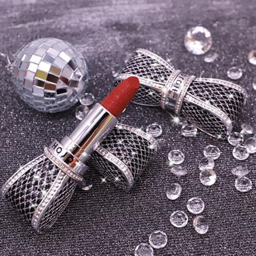 Diamond Heart Velvet Matte and Moist Lipstick Pigmented Lasting Waterprood Rich Color Lip Makeup Silky Touch Charming Cosmetics