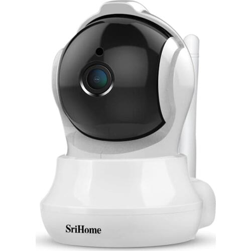 Srihome SH020 3MP 1296P Baby Monitor Onvif Wireless Intercom PTZ Dome Camera AI Humanoid Detection IP Camera