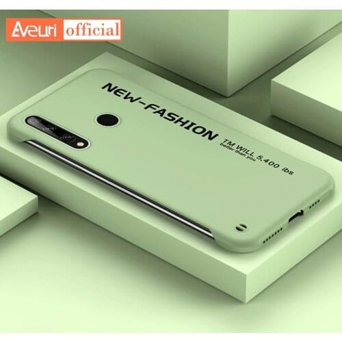 Frameless PC Hard Phone Case For Huawei P Smart Z Plus Mate 20X 20 30 40 Pro Plus Y9S Y9 Prime 2019 Honor X10 Max Matte Cover