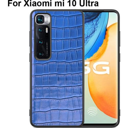 For Xiaomi mi 10 Ultra Case cover Luxury Genuine Leather flip Back Cover For Xiaomi mi10 Ultra case back shell 10Ultra