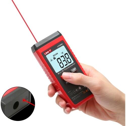 UNI-T UT306A Digital Infrared Thermometer Red Laser Thermometer Liquid Crystal Display Non-contact -35~300C