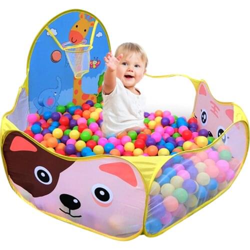 Children Oceanballs Play House Tent Kids Cartoon Cast Balls Pool Ocean Ball Pit Game Play Tent Outdoor/Indoor Toys