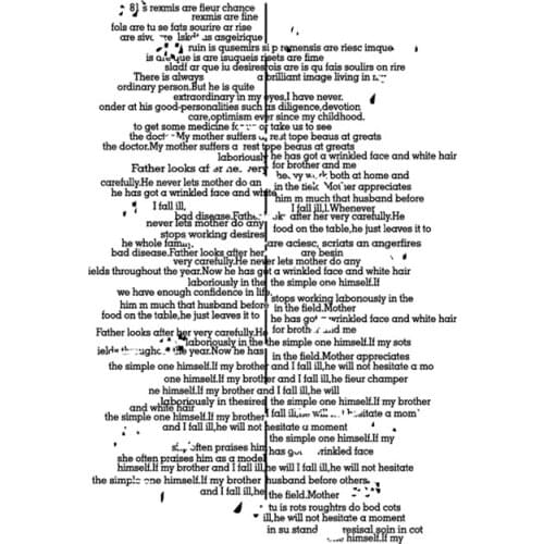 French stamp Clear Stamp for Scrapbooking Transparent Silicone Rubber DIY Photo Album Decor A96