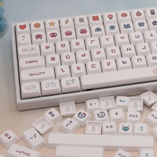 1 set PBT Sublimation game key cap for MX switch mechanical keyboard XDA profile keycaps for 61 68 84 87 104 108