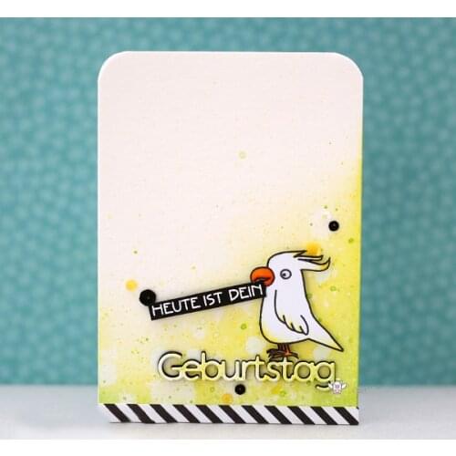 Mmao Crafts Metal Steel Cutting Dies New 3Pcs Birthday letters Stencil For DIY Scrapbooking Paper/photo Cards Embossing Dies