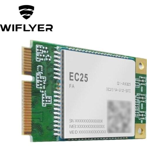 Quectel EC25 MINIPCIE LTE Cat-4 module 4G Router Chip 150Mbps is suitable for Europe/Middle East/Africa/Australia/Latin America