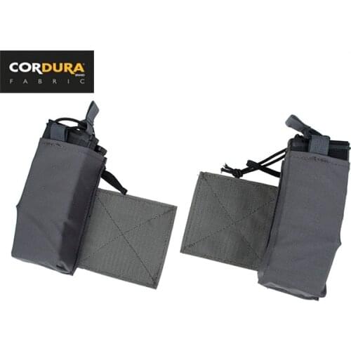 TMC SS Micro Chest Rig Radio Side Pouch Set Expander Wings Wolf Grey(SKU051543)