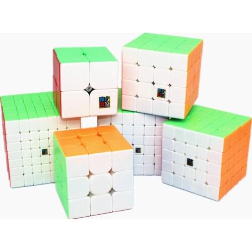 MoYu MeiLong Magic Cube 2x2 3x3 4x4 5x5 6x6 7x7 Professional Speed Puzzle Educational Smooth Toy Adult Children Gift Full Set