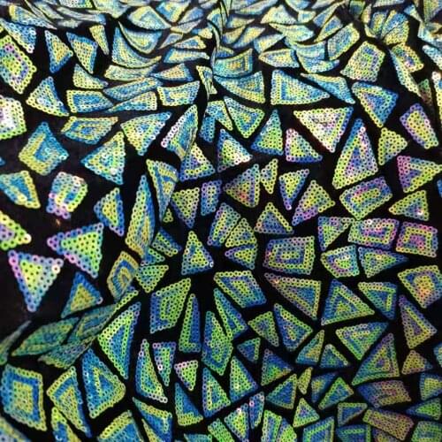 New Sequins Fabric Gown Dress Skirt Mask Material Bling Stylish Sewing Tissue