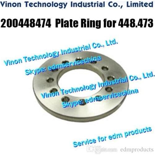200448474 Charmilles edm Plate Ring for water nozzle 448.473 for Robofil 230F,240,330F,440CC,640CC. 200.448.474, 448.474, 24.54