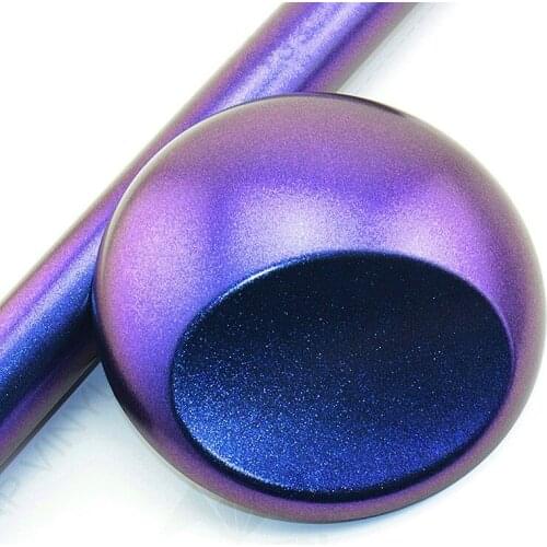 Super Cool Color Change Car Body Film Blue to Purple Matte Vinyl Wrap PVC Sticker for DIY Styling 50*150cm