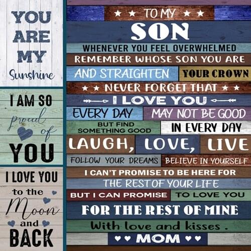 Express Love To My Daughter/Son/wife/husband Winter Warm Thicken Blanket Letter 3D Print Blankets on Bed Home Textiles Best Gift