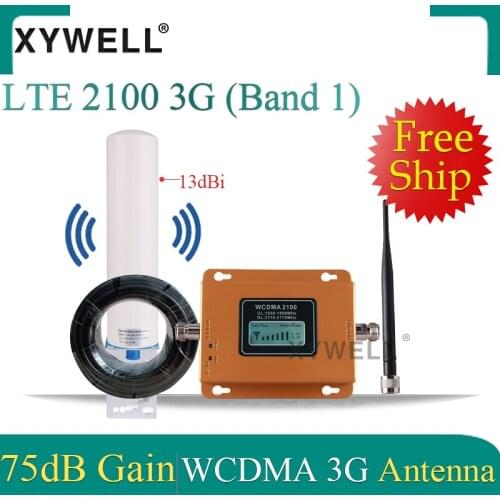 Cellular signal booster WCDMA 2100MHz 3g GSM Signal Repeater UMTS 2100 GSM mobile signal booster gsm amplifier