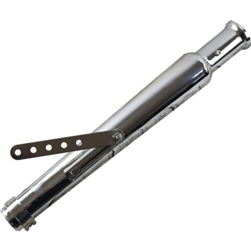 Trumpet shape exhaust pipe Vintage Motorcycle Exhaust funnel Vent Pipe Iron Exhaust funnel for Refit motorcycle Tail section