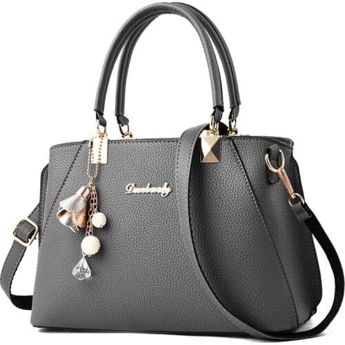 YINGPEI Women Bag Vintage Casual Tote Top-Handle Women Messenger Bags Shoulder student Handbag Purse Wallet Leather 2018 New