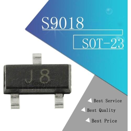 100PCS S9018 SOT23 9018 SOT SMD J8 SOT-23 new transistor