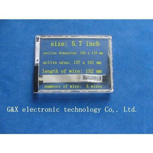 13-9090-123MA 17-9091-223 Original 5.7" 5 wires Resistive Touch screen