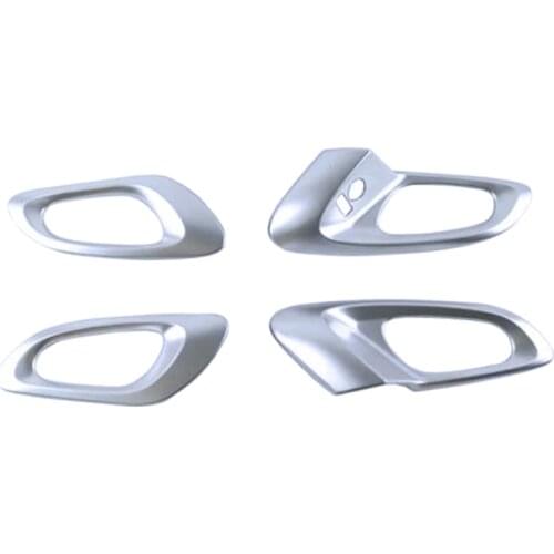 ABS Chrome Inner Door Handle Bowl Molding Cover for Renault Kadjar 2015 2016 2017 Left Hand Drive Only
