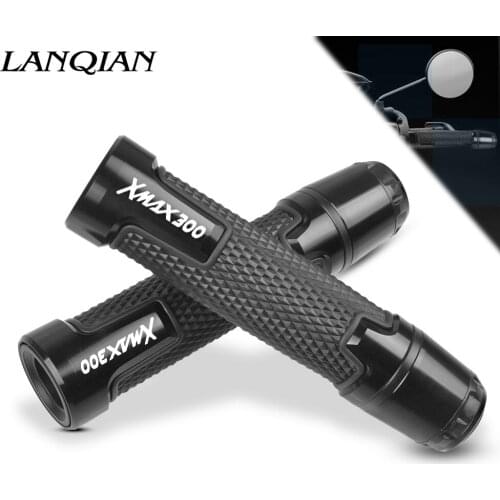 7/8'' Motorcycle Aluminum Plastic Handle Grips With Logo For YAMAHA XMAX 300 XMAX300 XMAX-300 2017 2018 All Years