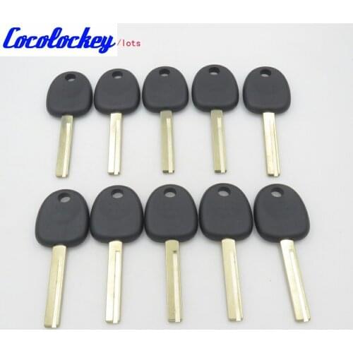 Cocolockey 10pcs/Lot New Repalcement High Security Transponder Key Shell for Hyundai Accent No Logo