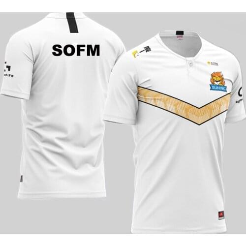 Esports Team Jersey Sports Game T-Shirt Short-Sleeved Printing LOL LPL SN Suning Men Women T-Shirt