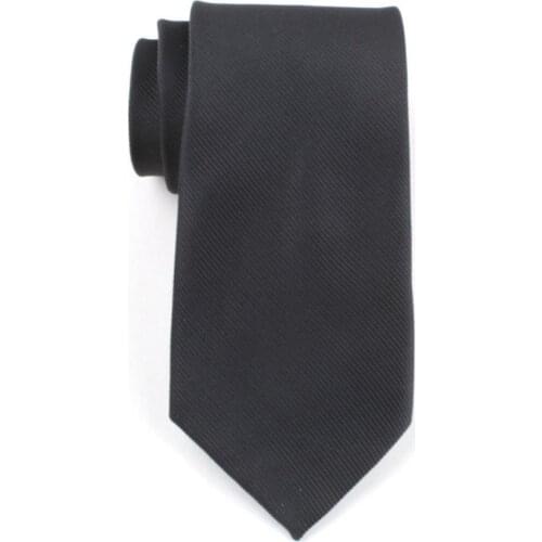 Suit Tie Pure Color Professional Fine Thread Jacquard Necktie Western Accessories Daily Wear Cravat Wedding Party Gift