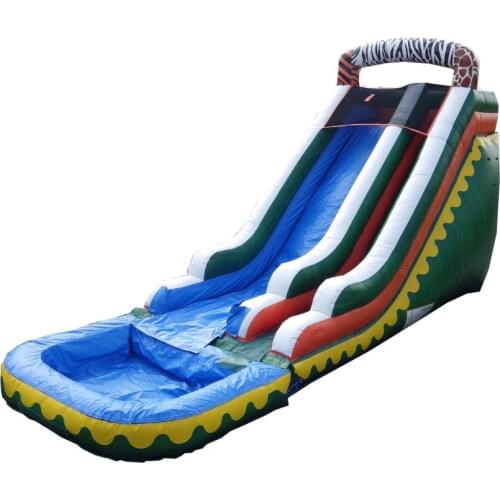 Customized size special design inflatable water slide,inflatable pool slide for kids