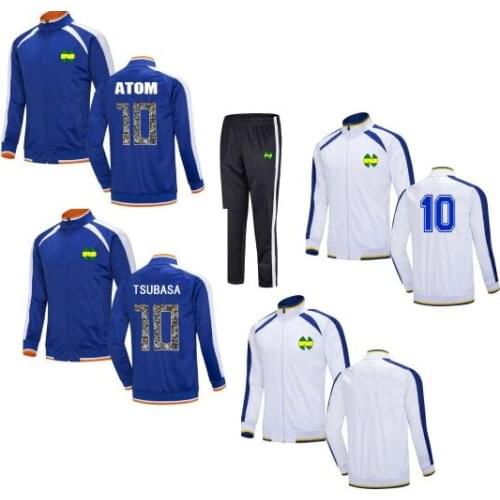 Classic Men Kids Survetement Maillot de foot Captain Tsubasa Soccer tracksuit Jersey Jacket jogging Oliver Atom training Suit