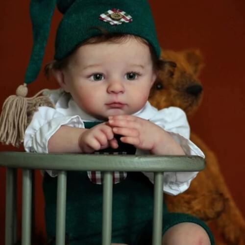 Reborn Kit Reborn Baby Vinyl Kit 22 Inches Archie Unpainted Unfinished Doll Parts DIY Blank bebe reborn Doll Kit