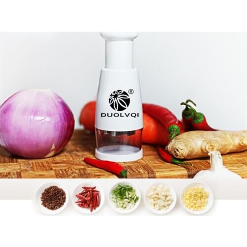 Kitchen Accessories Garlic Crusher Practical Vegetable Garlic Presses Onion Cutter Chopper Kitchen Tool Gadget 8