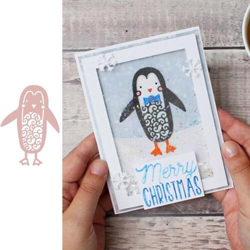 Cute Penguin Metal Cutting Dies for Scrapbooking and Card Making Craft 2019 New die cuts