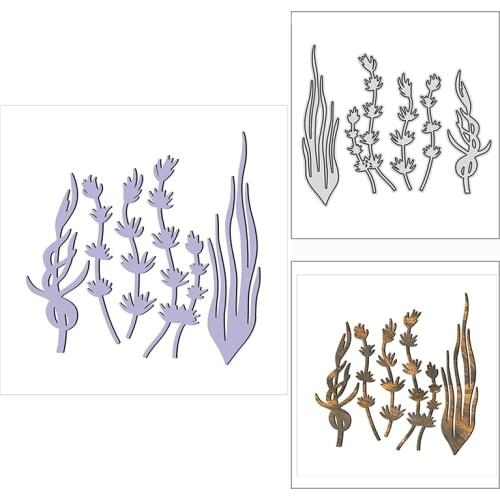 New 2021 Elegant Seaweed Metal Cutting Dies for DIY Scrapbooking Paper and Album Card Making Decorative Embossing Craft No Stamp