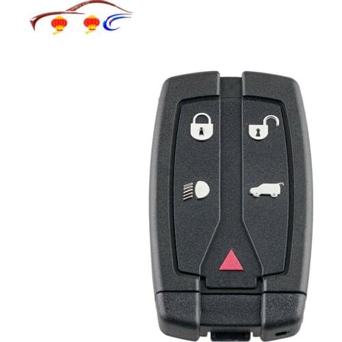 2019 New replacement remote car key shell case LAND ROVER FREELANDER 2 5 buttons remote smart key fob case shell blade