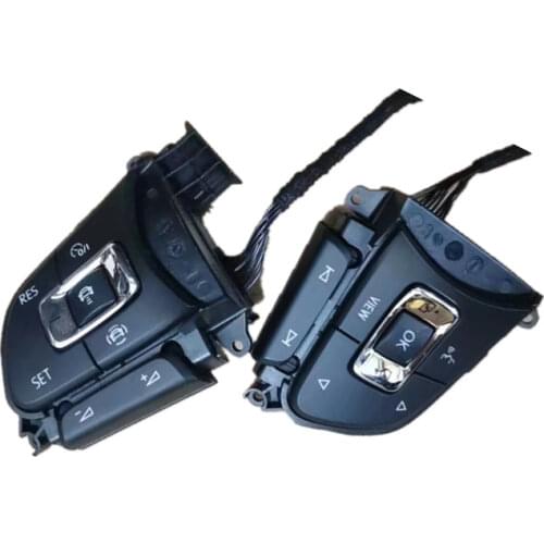 OEM Multifunctional Steering Wheel Button Key with ACC MFSW Steer Switch for VW Passat B8 Tiguan MK2 2017 2018 5TD 959 442 A