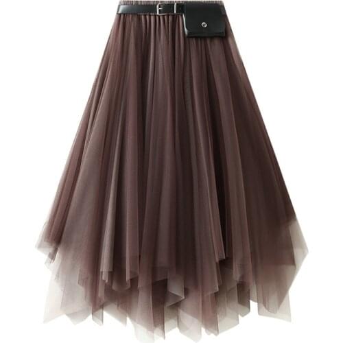 Plegie High Waist Skirts For Women