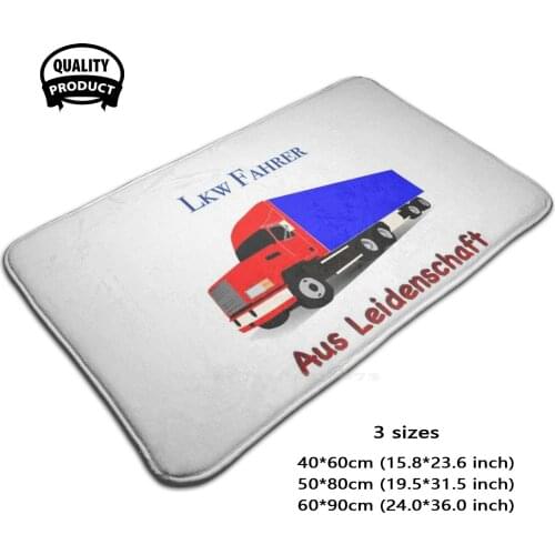 Truck Driver Soft House Family Anti-Slip Mat Rug Carpet Truck Truck Driver Passion