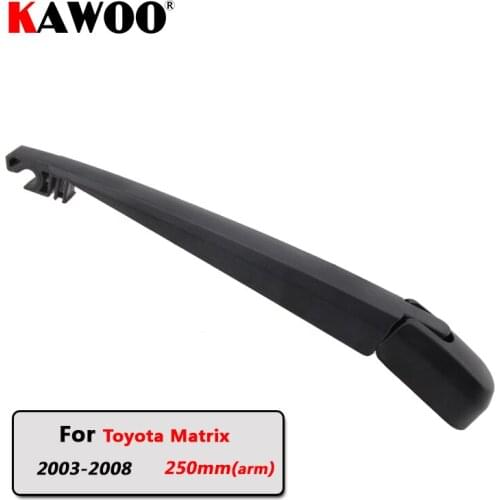 KAWOO Car Rear Wiper Blade Blades Back Window Wipers Arm For Toyota Matrix Hatchback (2003-2008) 250mm Windscreen Blade