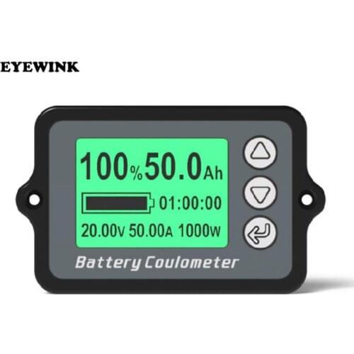 TK15 50/100A/350A Coulomb Contatore Tester Capacità Della Batteria Al Litio Display Lcd Monitor